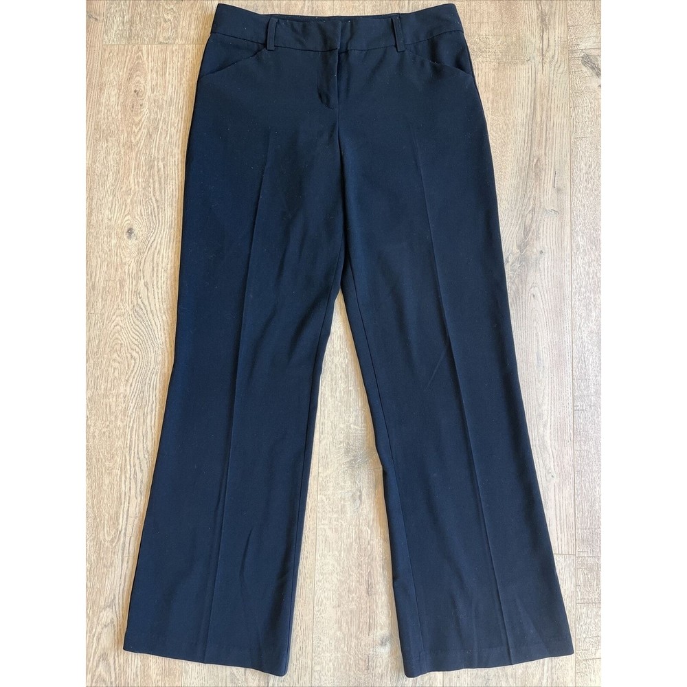 Black Straight Mid Rise Dress Pants Size  5-6